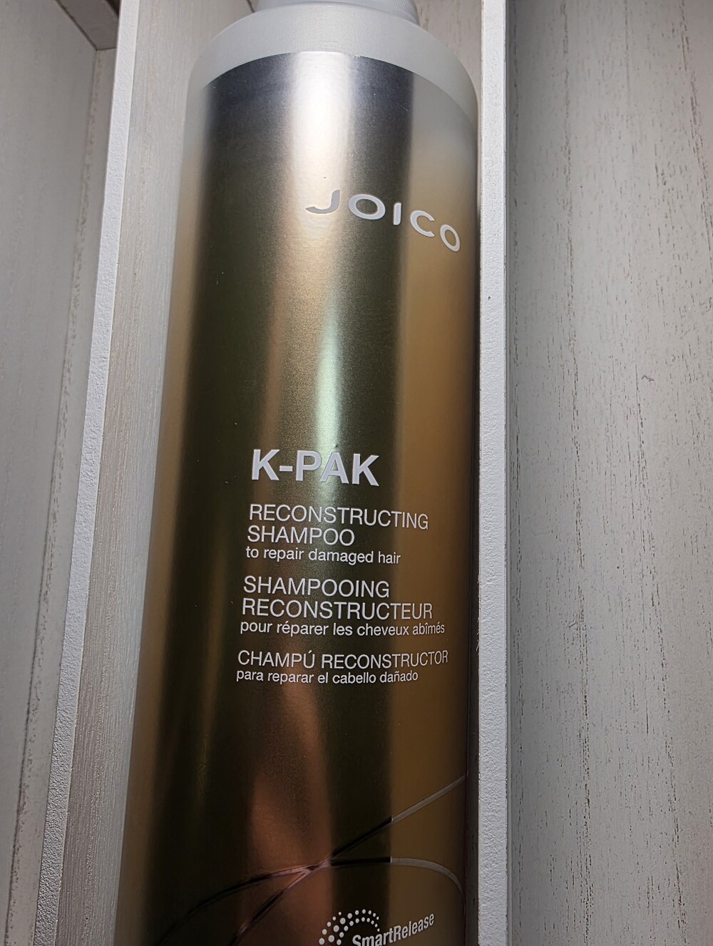 Joico K-PAK Reconstructing Shampoo - Metallic Bronze Bottle